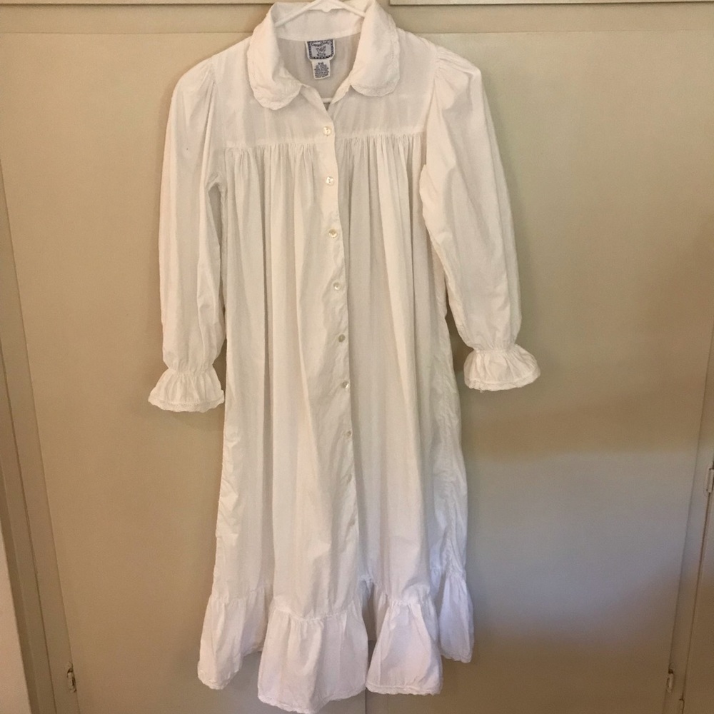 Cornelloki White Cotton Nightgown size 9/10